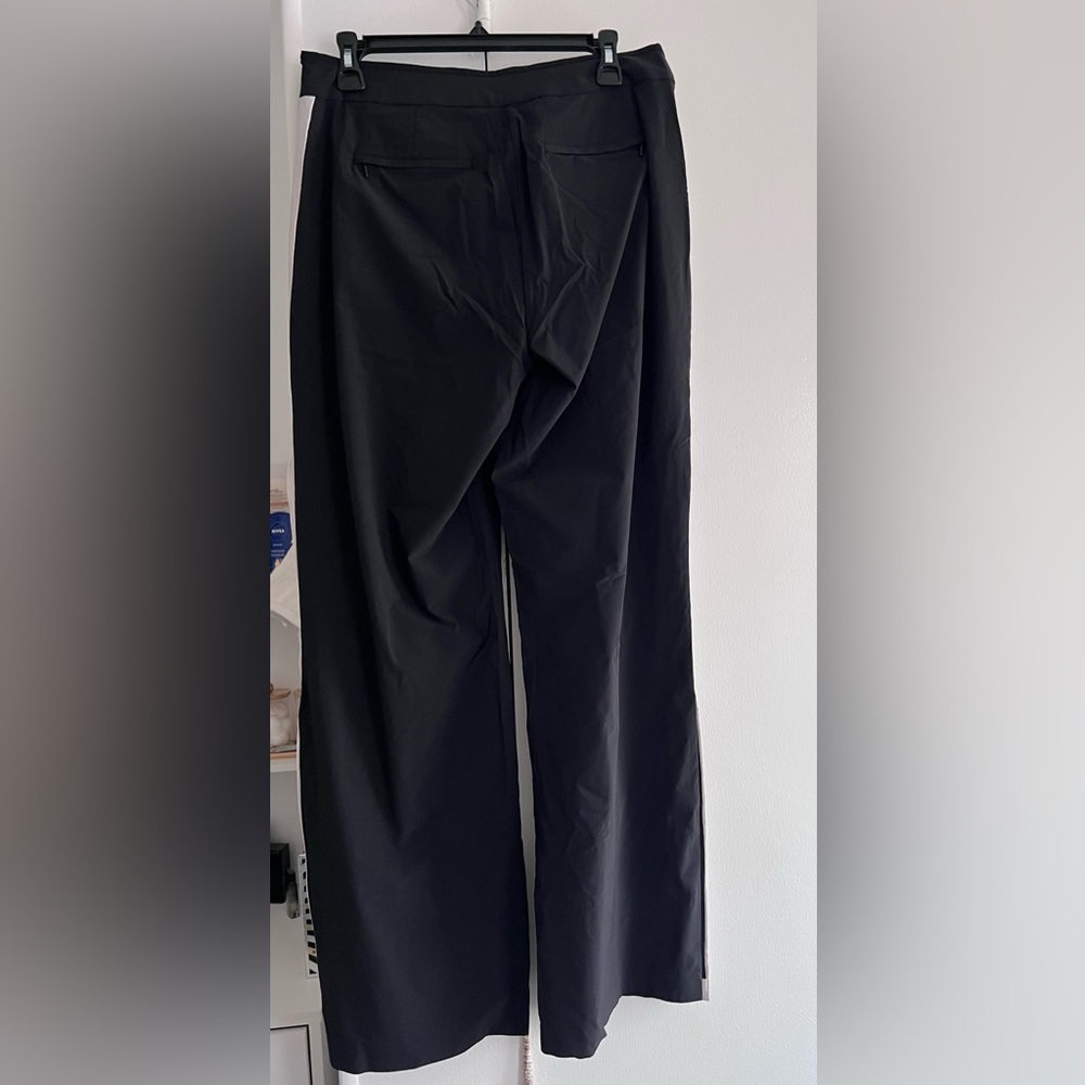 Athleta Black and White Wide Leg Pants - Picture 2 of 7